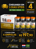 CAIXA COM 4 AMPOLAS - TIRZEPATIDA 15MG LACRADA | 04 AMPOLAS - ORIGINAL - FRETE GRÁTIS PARA TODO O BRASIL  Escolha o seu plano: CAIXA LACRADA DE TG 15MG COM 04 AMPOLAS